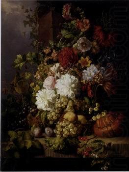 Floral, beautiful classical still life of flowers.107, unknow artist